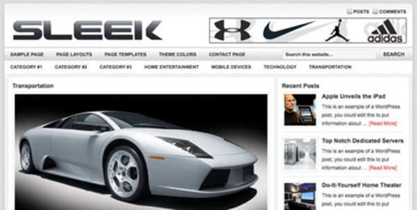 Product picture Sleek Child Theme for Genesis Framework